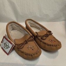 Bastien Industries Hiawatha Moccasins Style B442 Women's Size 7