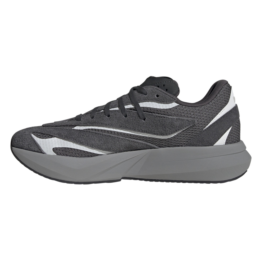 adidas Lightblaze Lace Up  Mens Grey Sneakers Casual Shoes JQ9972-A thumbnail 3