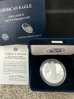 PROOF 2012-W Silver Eagle in MINT Box w/COA FREE SHIP