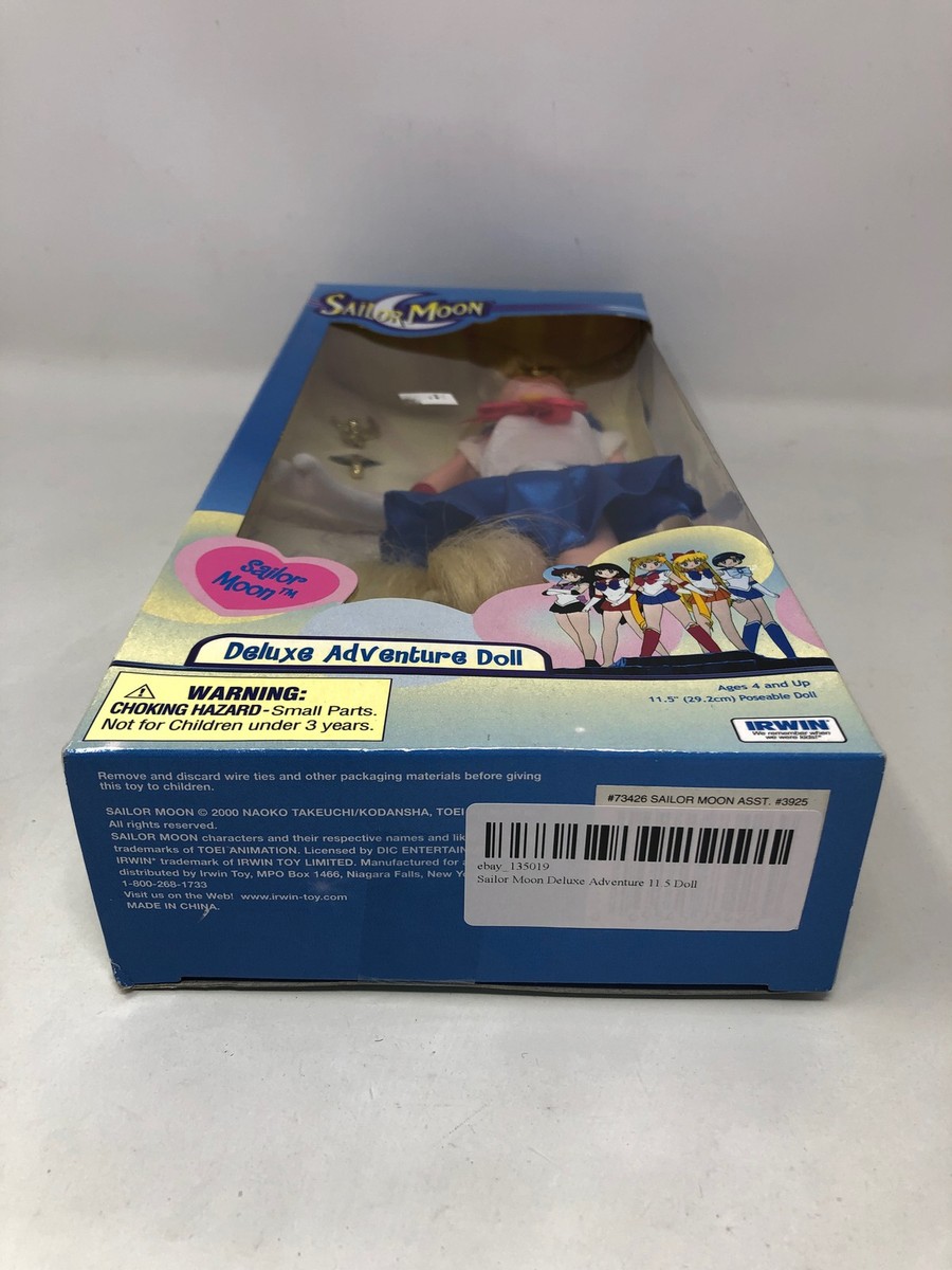 2000 IRWIN Sailor Moon Deluxe Adventure Doll MIB 11.5