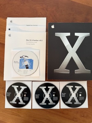 Apple Mac OS X 10.3 Panther Installation pack