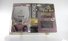 2006 Vintage Sony DiscMan Portable CD Player - Silver D-E206CK/SC0 