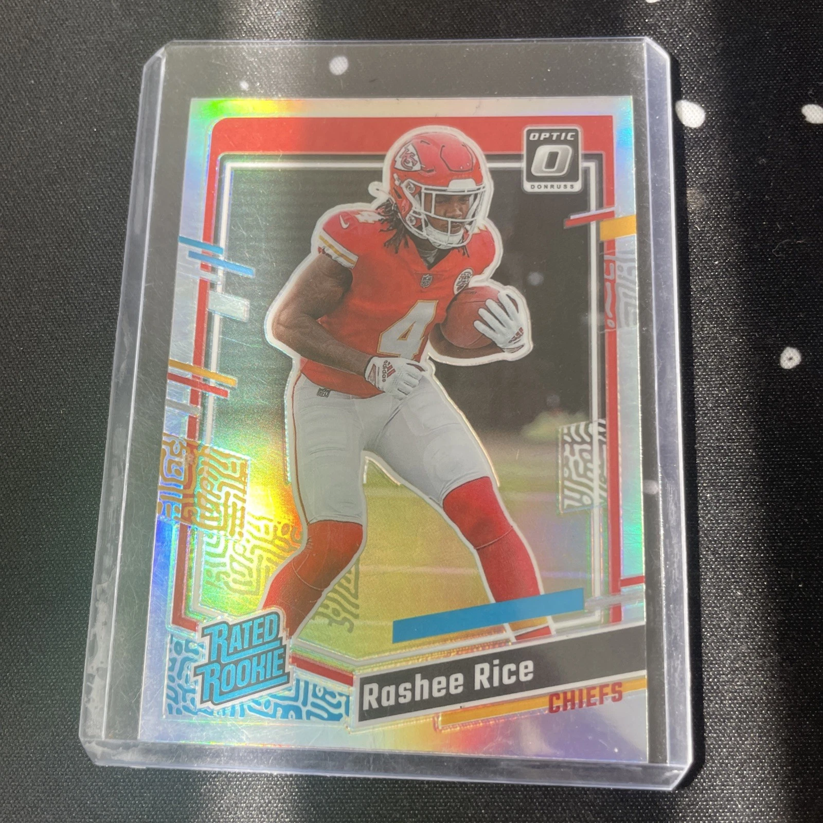 2023 Panini Donruss - Rated Rookie Rashee Rice #350 Optic Preview Holo Prizm...
