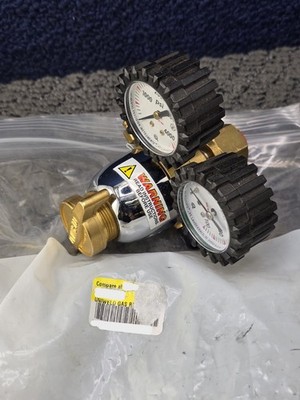 Uniweld Specialty Single-Stage Gas Regulator 4000psi Tank, 100psi Delivery Gauge