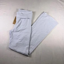 SKIMS Cotton Jersey Foldover Pant Zen Blue Size L NWT