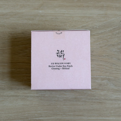 Beauty of Joseon Revive Under Eye Patch Ginseng Retinal 60 Patches Exp. 08/2028