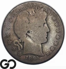 1895-O Barber Half Dollar, Better New Orleans Issue