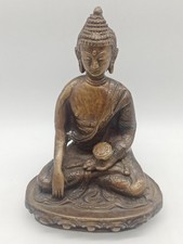 Bronze Buddha ca. 1960 17 cm 1084 Gramm alt antik