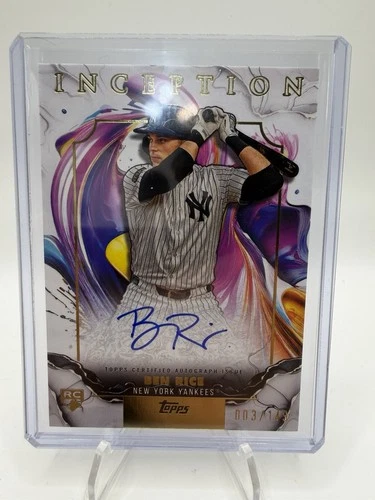 Ben Rice 2025 Topps Inception New York Yankees Rookie Auto /149 RC