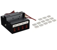 Buyers Products 6391104 4 Function Backlit Pre-Wired Switch Box Fused With