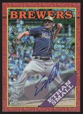 2023 Topps #T88C-20 Ethan Small 35th Anniversary Chrome Orange /25 SN,AU,RC