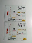 DECALS 1/43 Ford Escort Cosworth Toshiba Rally RAC 1997 #11 Racing43 §