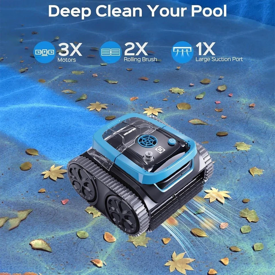 Hayward iPowerShark Cordless Robotic Pool Cleaner 180min Battery App - Image 3 of 4