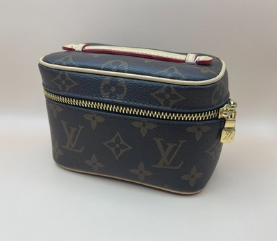 Louis Vuitton Nice Vanity Bag Nano Brown leather