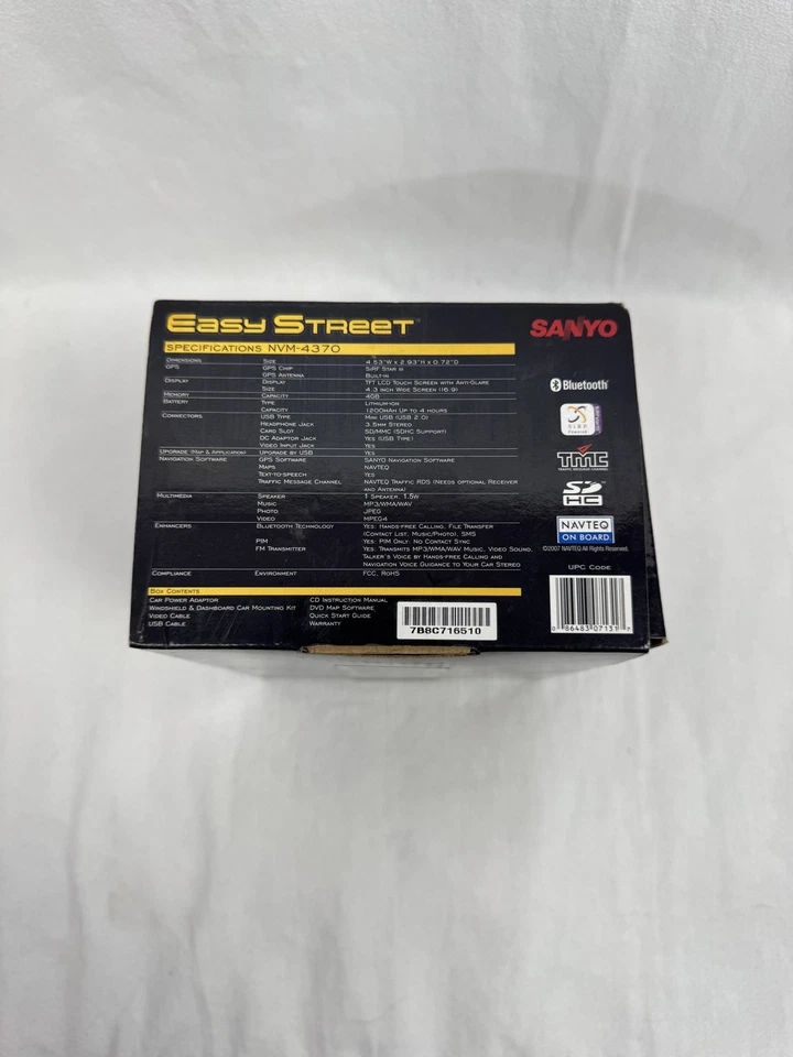 Sanyo Easy Street NVM-4370 Automotive GPS  - Image 2 of 4