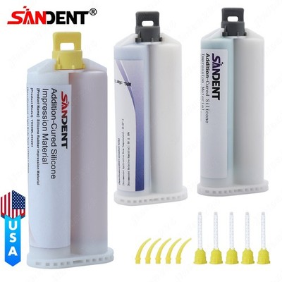 Dental HEAVY BODY REGULAR Set VPS PVS VPS Impression Material 50ML Cartridges