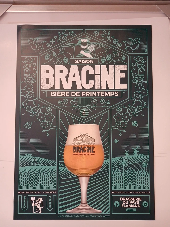 AFFICHE : BRACINE SAISON PRINTEMPS / Br. du Pays Flamand - France - Photo 1/1