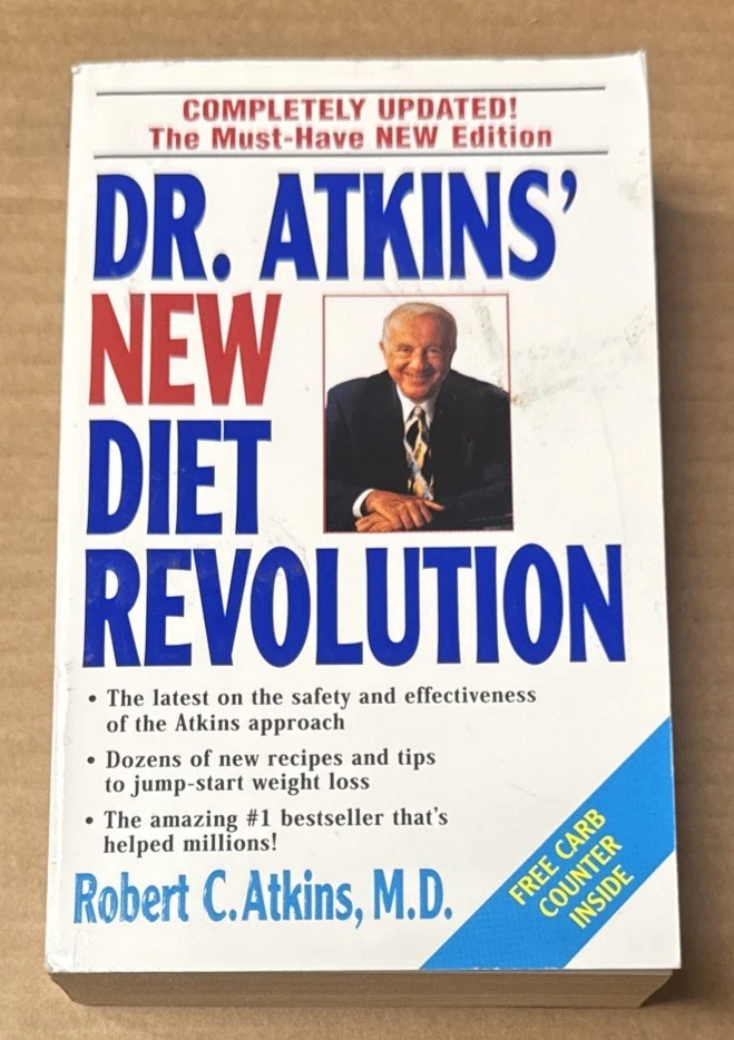 Dr. Atkins’ New Diet Revolution by Robert Atkins (2009, Trade Paperback, GOOD)
