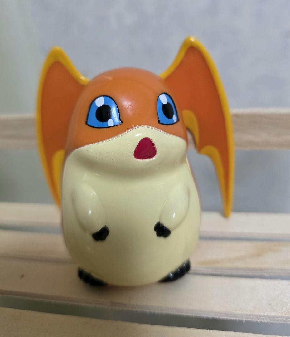 Digimon Adventure Patamon Figure Toy Original Era Movable Ears Voice Button Rare