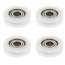 4 Pcs Greenhouse Door Wheel Screen Wheels Sliding Hardware Pulley Closet