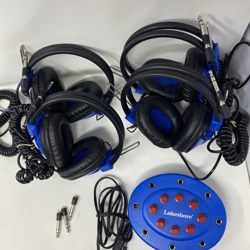 Lakeshore Learning Center Kopfhörer mit 1/4" & 3,5 mm Stecker Basis & extra Stecker - Bild 2 von 17