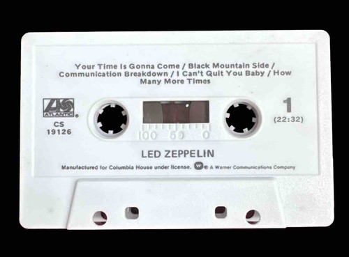 Led Zeppelin: Self Titled Debut Cassette Tape (Atlantic Records) CS 19126 - Picture 3 of 4
