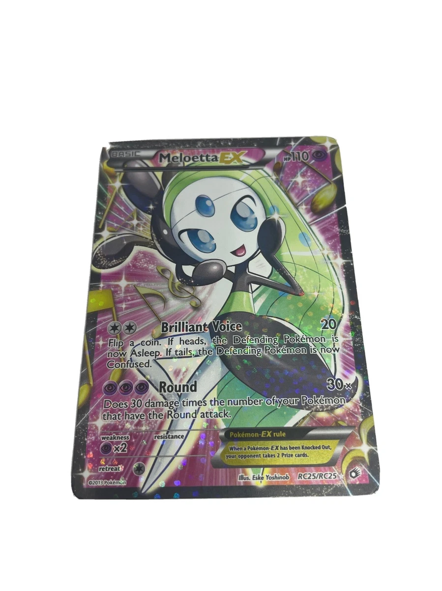 Pokemon - Meloetta-EX (Full Art) - RC25/RC25 - BW Legendary Treasures