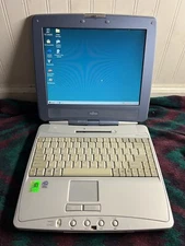 RARE Fujitsu Lifebook i4170 Windows 98 Intel Celeron DVD 60GB HDD 64MB Ram Japan