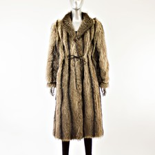 Full Length Raccoon Coat - Size S (vintage Furs)