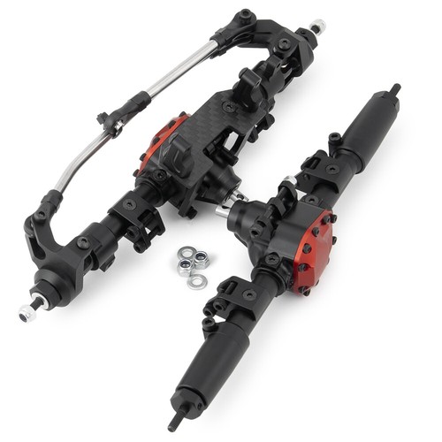 Eje trasero delantero completo de metal para rastreador de radiocontrol 1:10 AXIAL SCX10 II AX90046 90047 - Imagen 16 de 31
