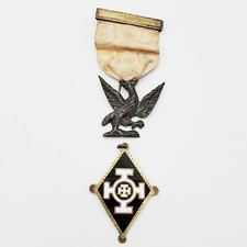 English Silver Masonic Medal RCC - KHS
