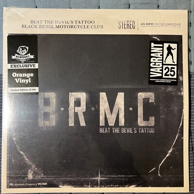 Black Rebel Motorcycle Club Beat the Devil's Tattoo Orange Vinyl