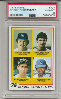 その他 1978 Topps Rookie Shortstops PSA8 1978 Topps Rookie Shortstops PSA8