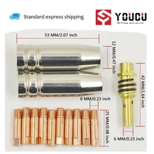 13pcs fit Amico Power MIG 130A 140GS MIG-130A MIG-140GS Welder Tips Nozzle Parts