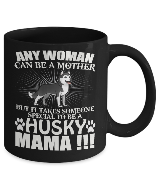 husky mom mug