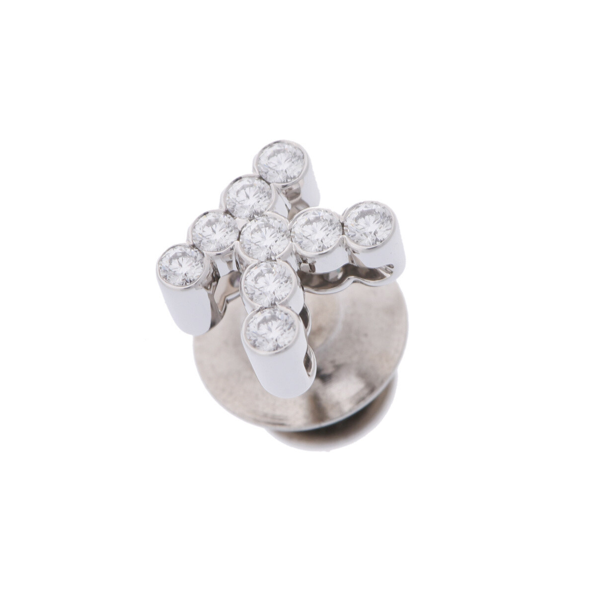 【激レア】 川崎汽船 Kline バッジ ピン Gimel Initial K Diamond 0.362ct Silver brooch