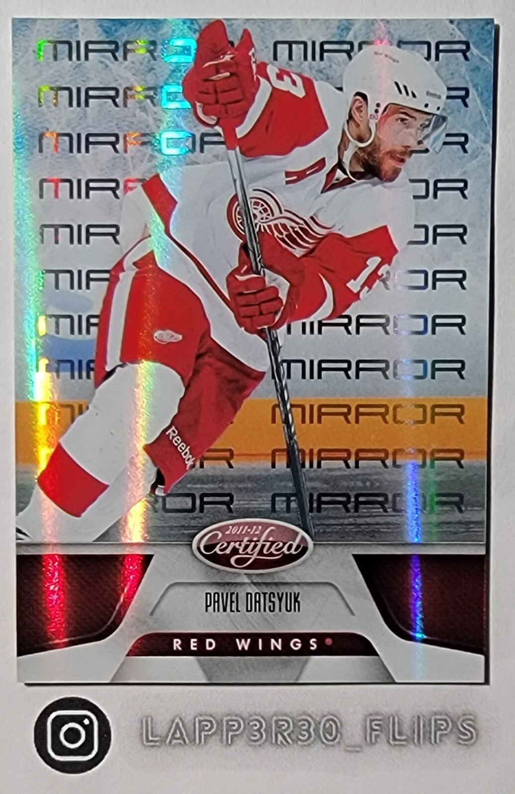 Pavel Datsyuk - 2011-12 Certified Mirror Blue /199 #115