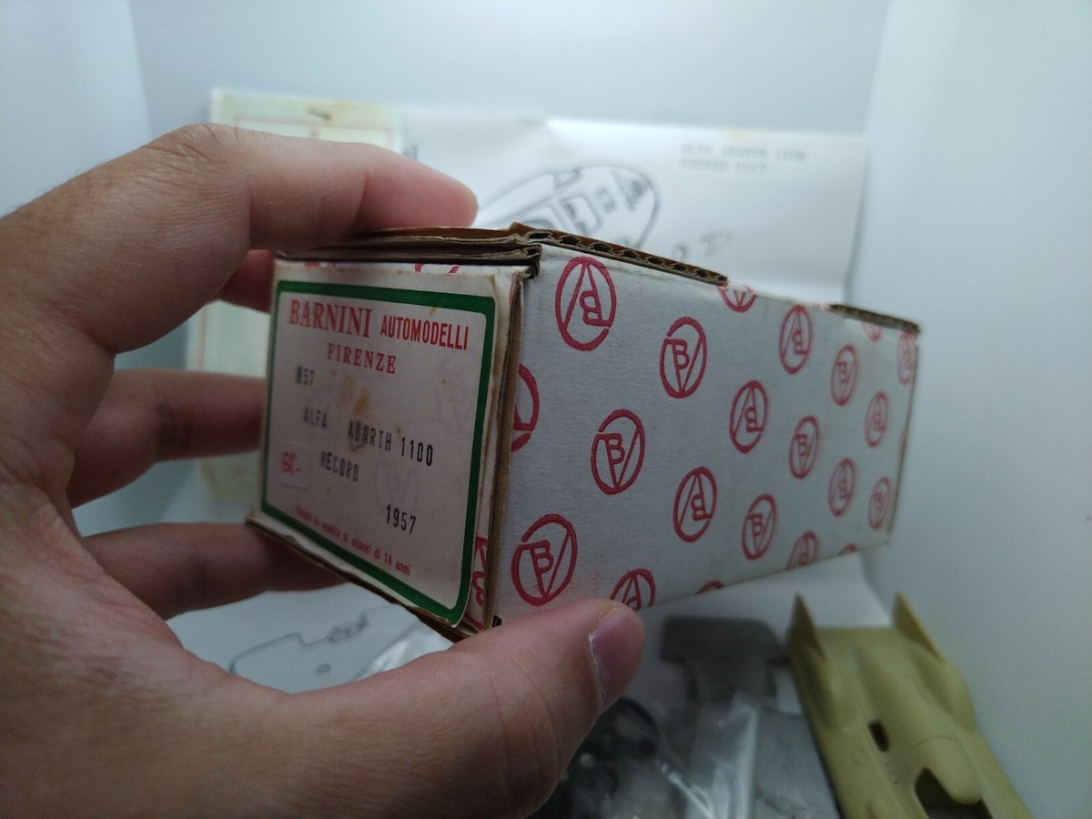 自動車 ALFA ABARTH 1100 RECORD BARNINI 1/43 KIT ALFA ABARTH 1100 RECORD BARNINI 1/43 KIT - メルカリ