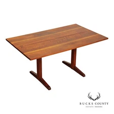 George Nakashima Walnut Trestle Trestle Dining Table Ca. 1962