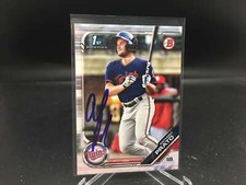 Anthony Prato 2019 Bowman Draft In-Person NON-Certified Auto Twins 1st