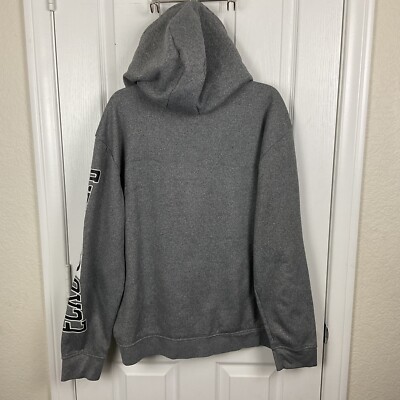希少◆新品タグ付 ECKŌ UNLTD.つなぎ XL◆グレーY2Kオールインワン Ecko Unltd Men's Gray Skater Grunge LongSleeve Full Zip Hoodie