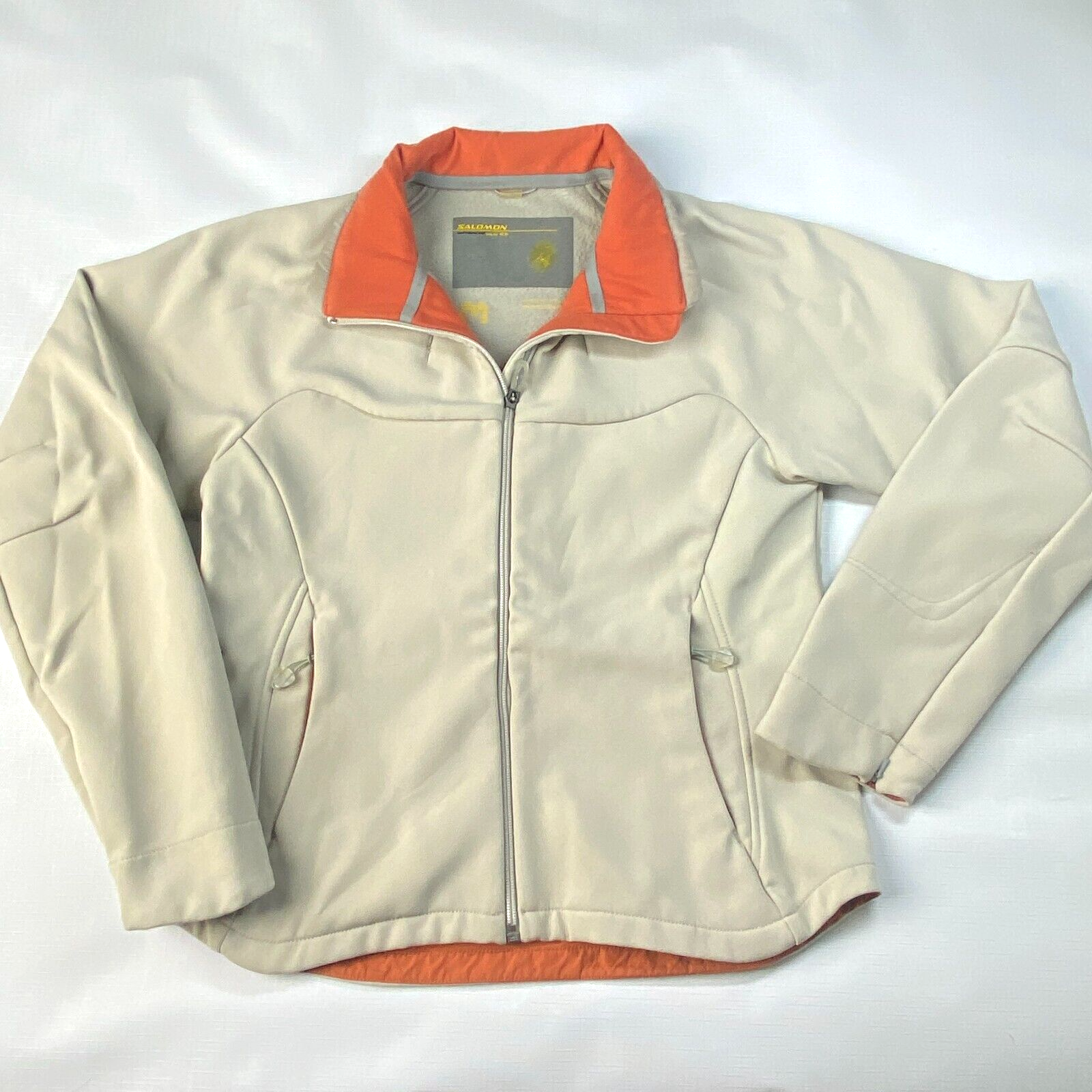 SALOMON ADVANCED SKIN Giacca SHOELLER Soft Shell Beige! CORDURA WB 400 taglia media