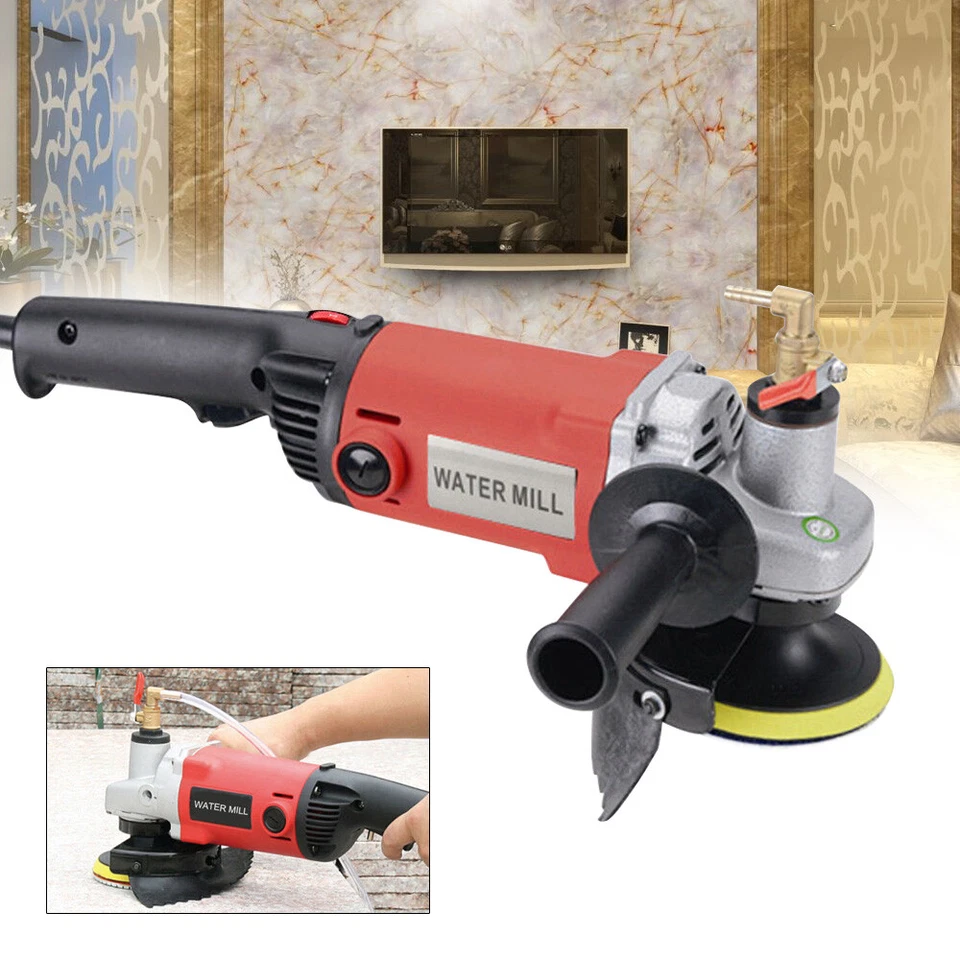 1400W Nass-Steinschleifer Schleifmaschine Naßpolierer Granit Marmor Polierer Neu - Bild 2 von 4