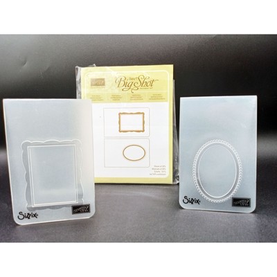 Sizzix Big Shot Textured Impressions Designer Frames 123130 Stampin Up ...