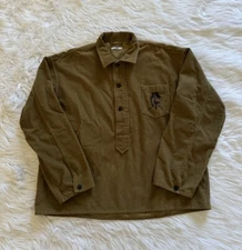 Bode Jumping Jockey Polo Shirt Olive Green Medium Large