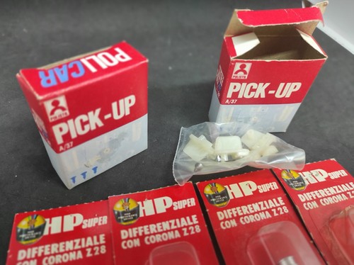 Polistil slot car 1/32 lot 4 différentiels Z28 n°A224 neuf + 2 pick up n°A37 - Foto 3 di 5