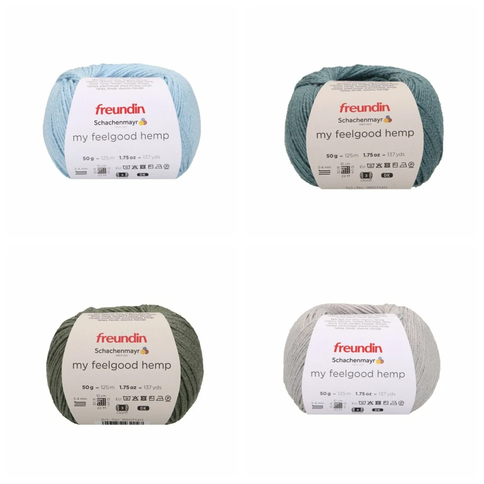 freundin Schachenmayr - my feelgood hemp - Garn - 50g - LL 125m -(11,00€/100g) - Bild 2 von 2