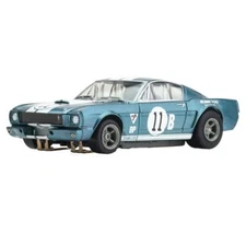 AFX Racing - 1965 Shelby Mustang GT350R Donohue Blue/White Slot Car