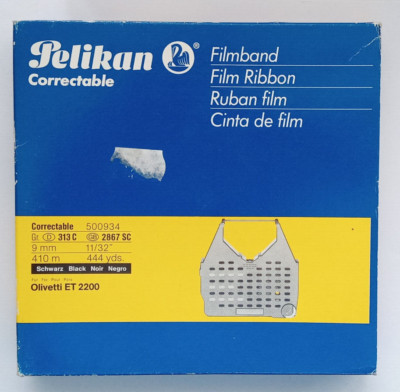 1x PELIKAN Carbon Film Farbband 313c correctable Filmband f. OLIVETTI ET 2200 sp