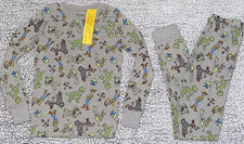 Toy Story Gray Woody Buzz Lightyear Pajama Set Shirt Lounge Pants Size XL 12